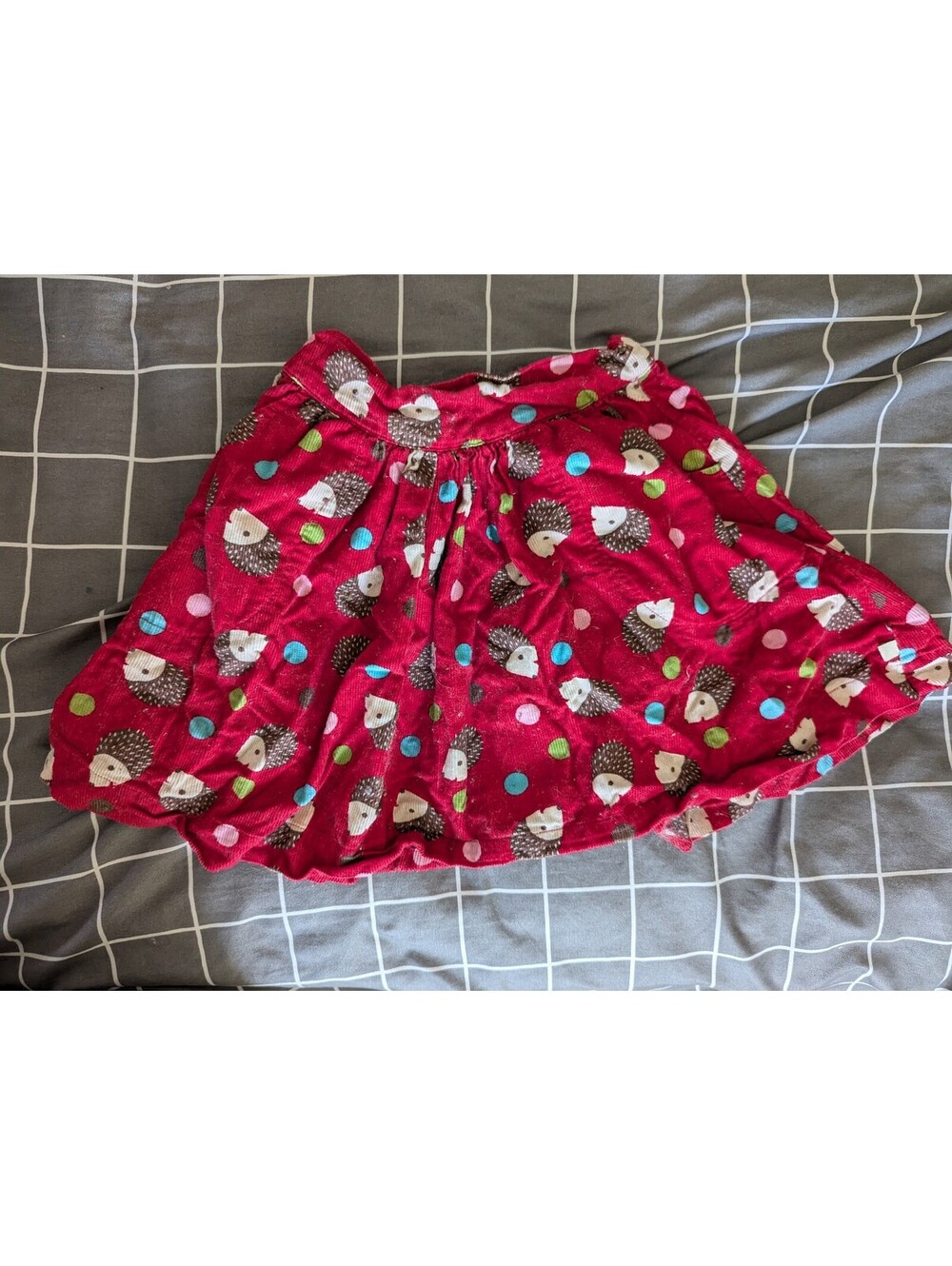 Frugi hedgehog cord skirt